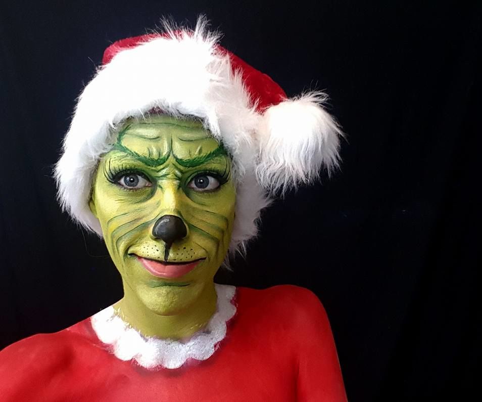 LATE: Grinch Face Paint
