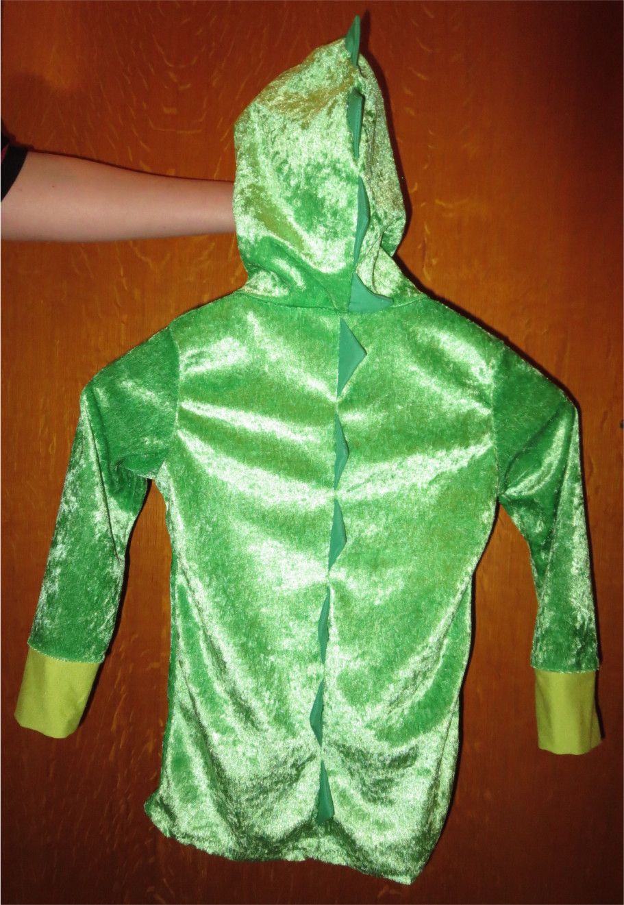 Oversized Dragon-Pattern Sweater with Distressed Detailing - Red main image 1