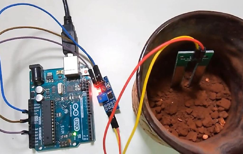 Soil Moisture Sensor With Arduino Tutorial45 Arduino Projects Images