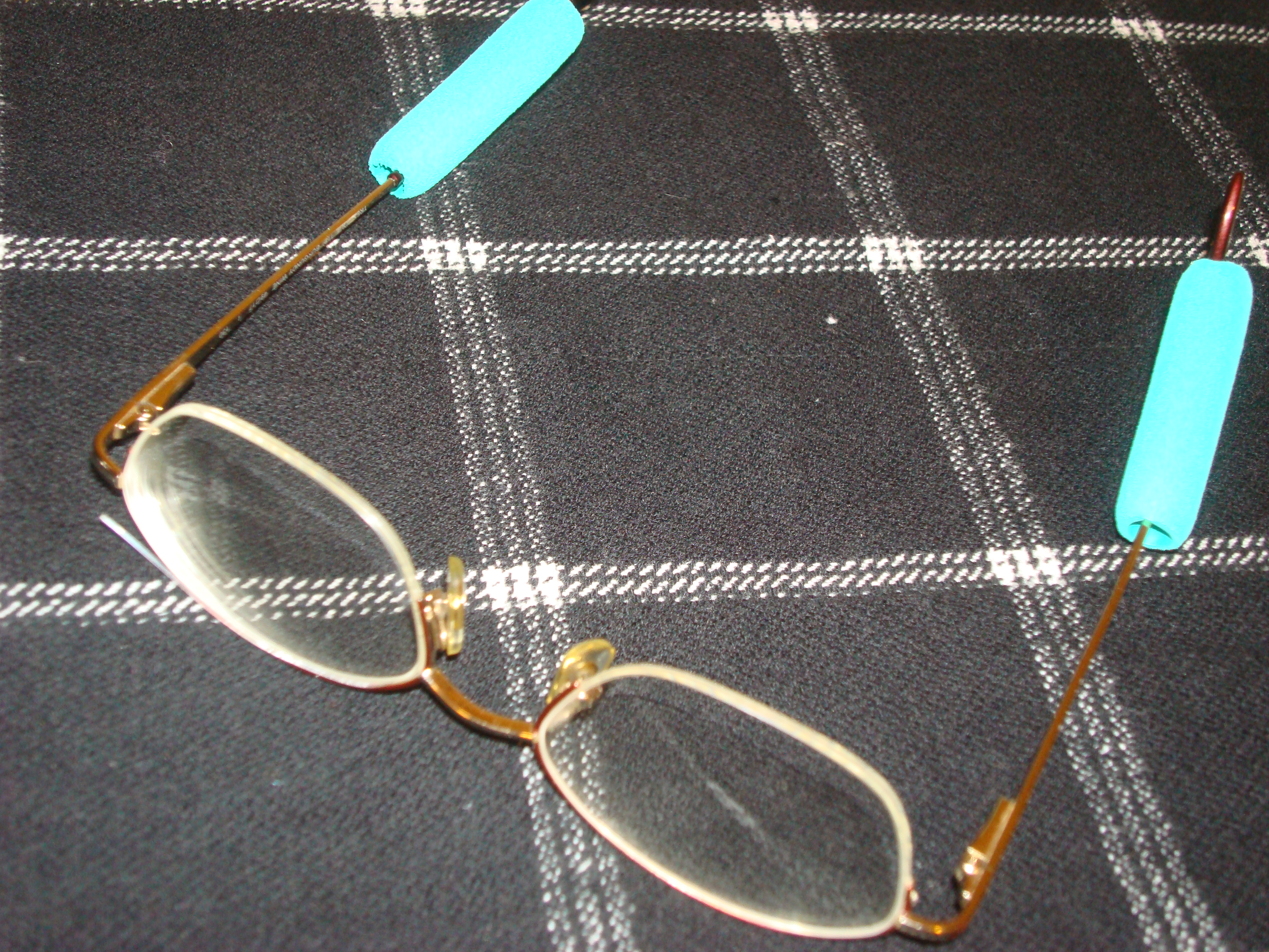 No Slip Eyeglass Wedgees on the Cheap