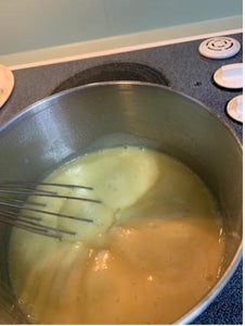 Once Thickened, Add Coconut and Pecans