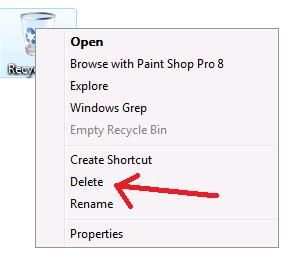 Get Back Your Recycle Bin (Vista)