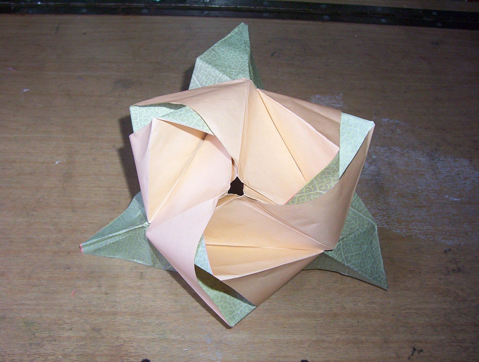 Origami Magic Rose Cube (Valerie Vann)