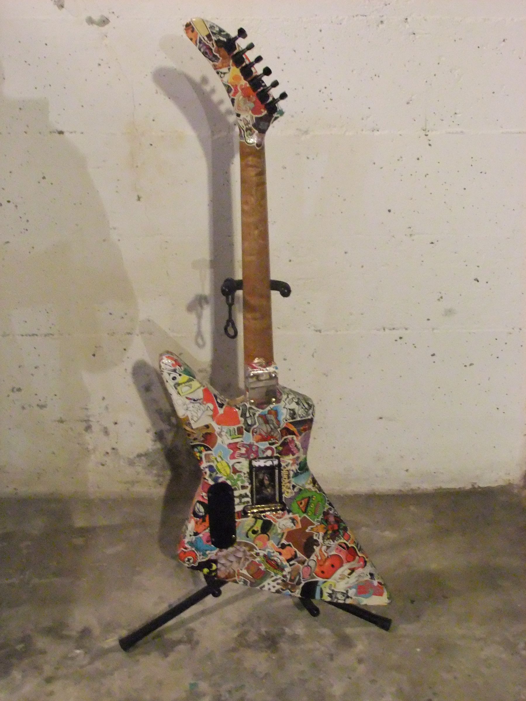 Sticker Bomb Guitar! 5 Steps (with Pictures) Instructables