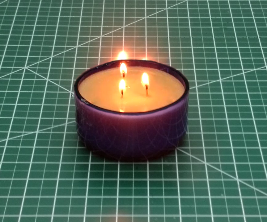 Make a Candle From a Glass Bottle