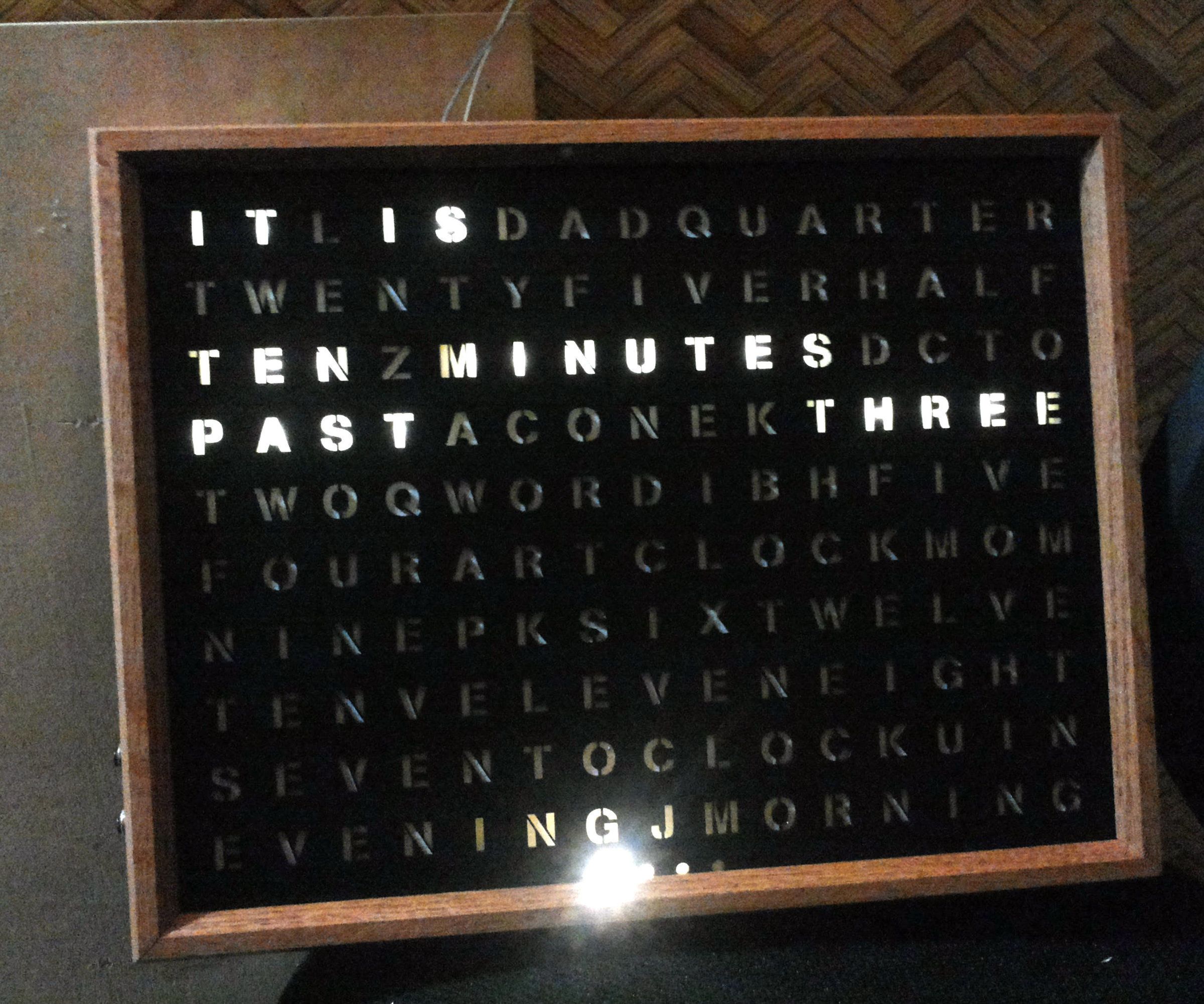 YAWC - Yet Another Word Clock