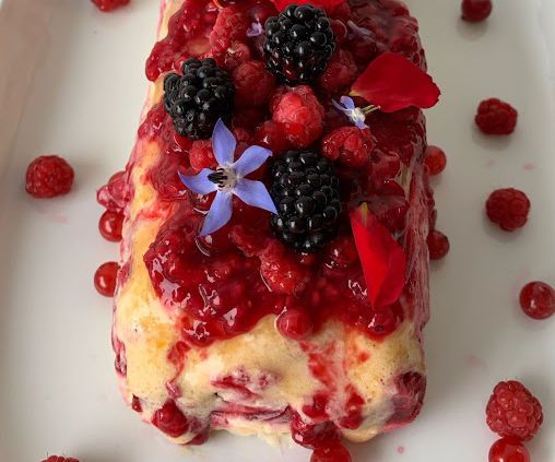Semifreddo With Berries and Honey