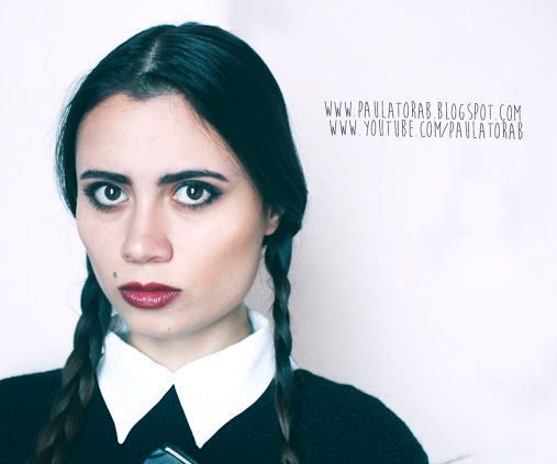 Wednesday Addams Makeup