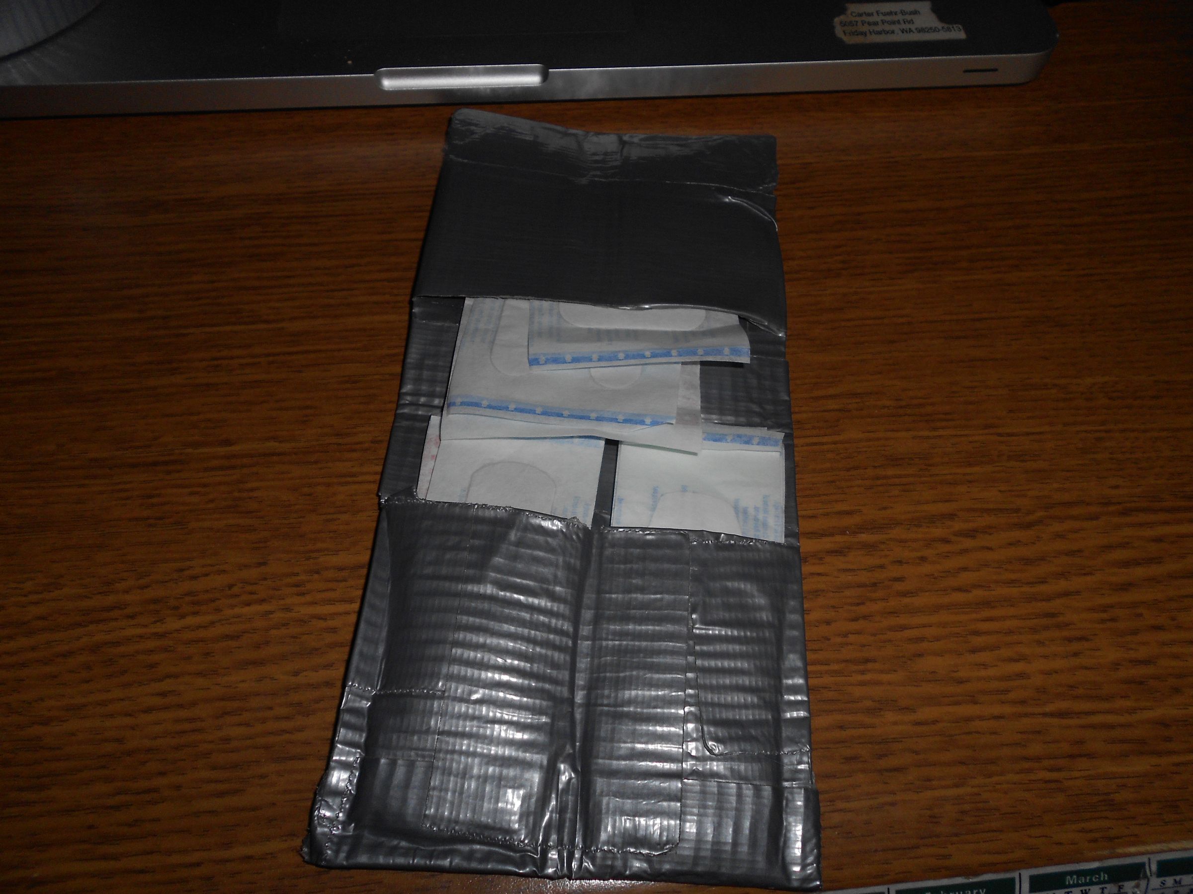 Duct Tape BandAid Case Instructables