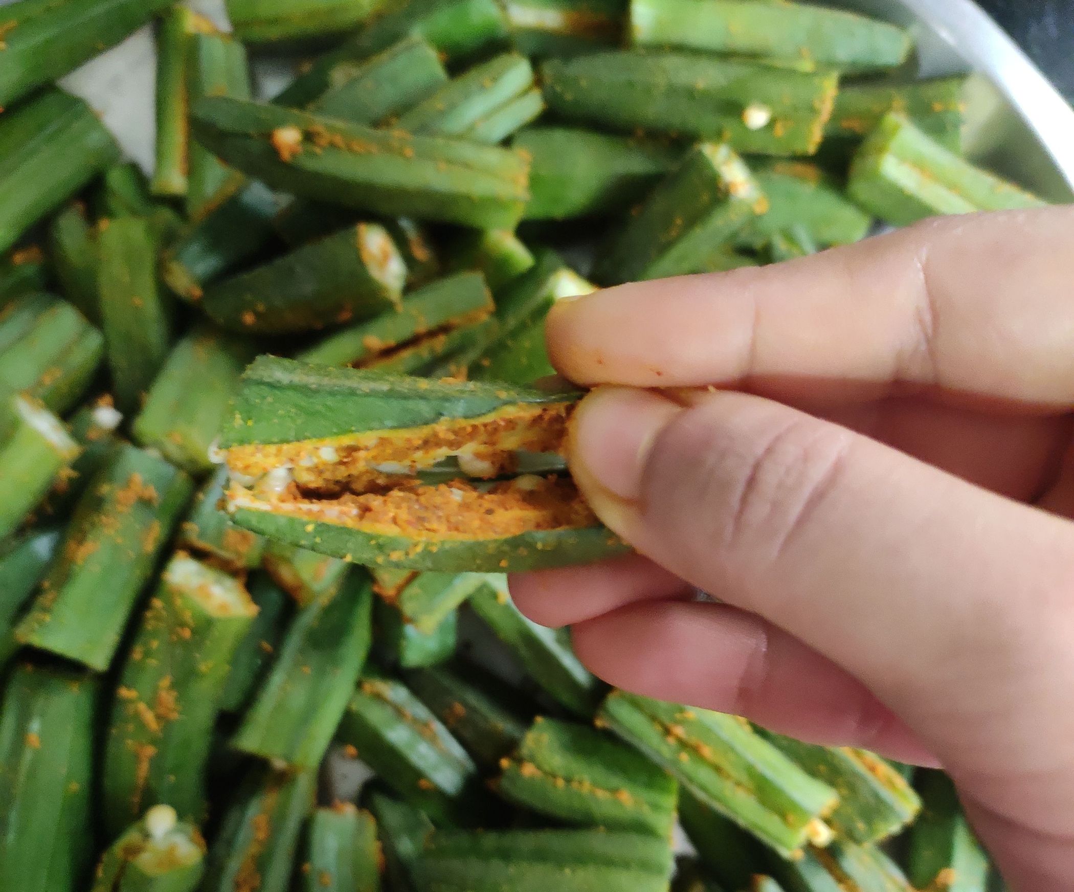 Delicious Stuffed Okra Veggie 6 Steps (with Pictures) Instructables