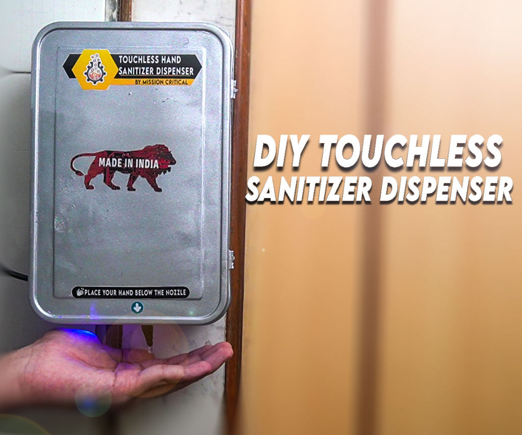 Diy Automatic Sanitizer Dispenser 7 Steps (with Pictures) Instructables