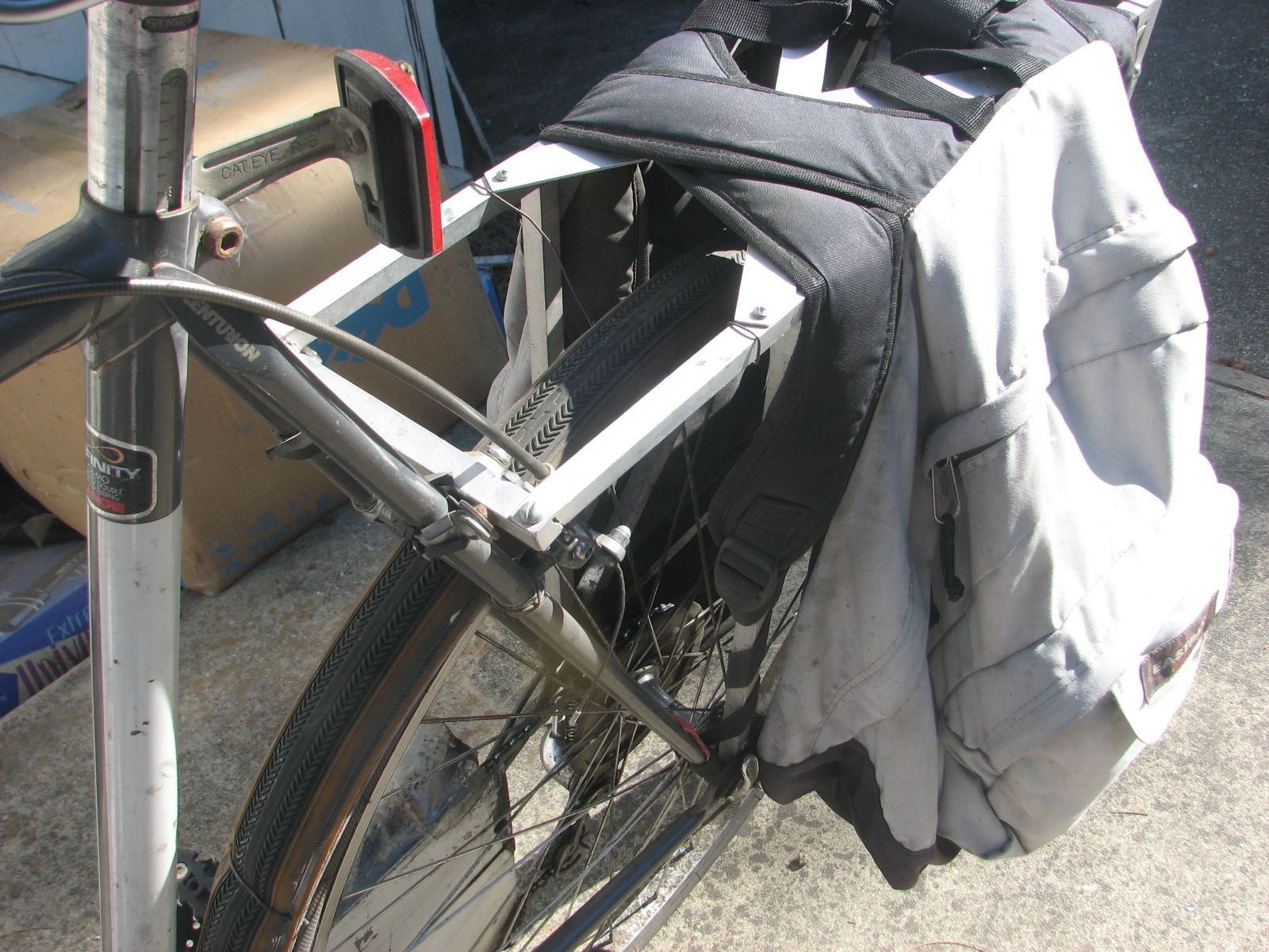 Bike Rack, Panniers, Adventures 4 Packs, Trailers and Fun. 7 Steps
