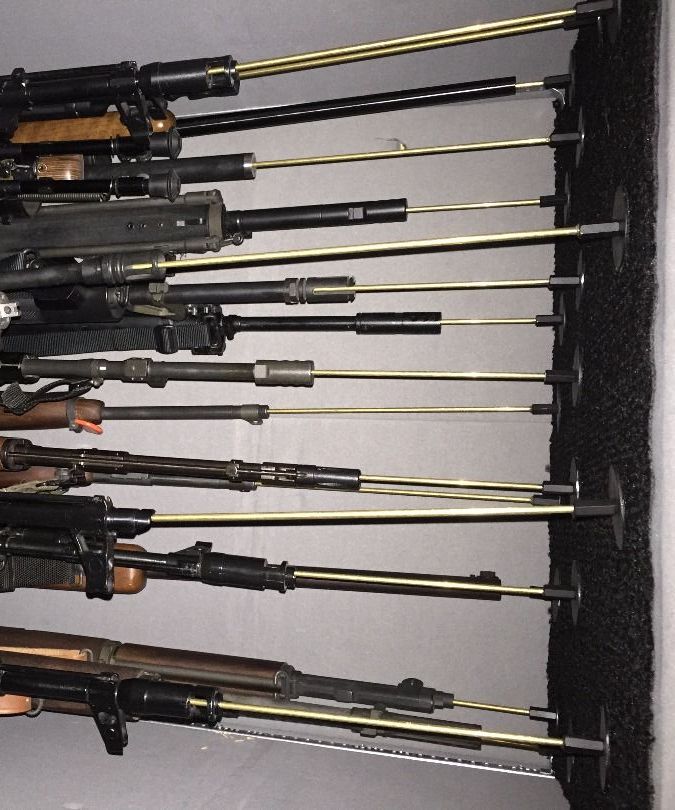 Gun Safe Stand-up Firearm Support System