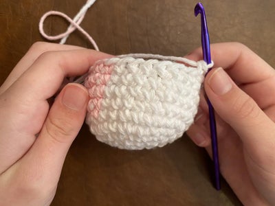 RD6-11: 1 SC in Each ST.