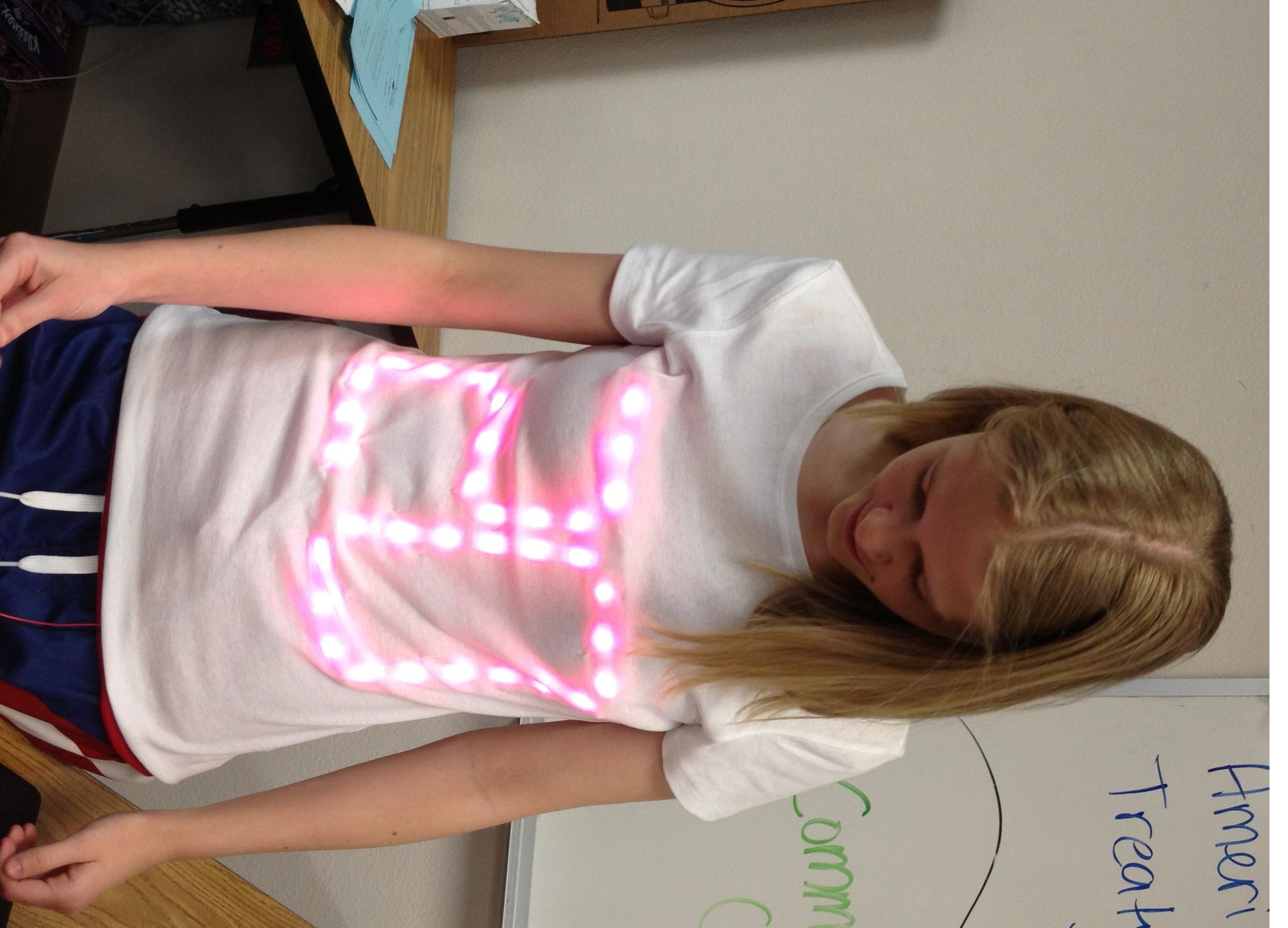 Make: Bluetooth Controlled RGB Led T-shirt With Splat PLC