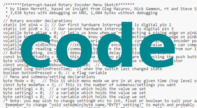 Easy Arduino Menus for Rotary Encoders : 3 Steps - Instructables