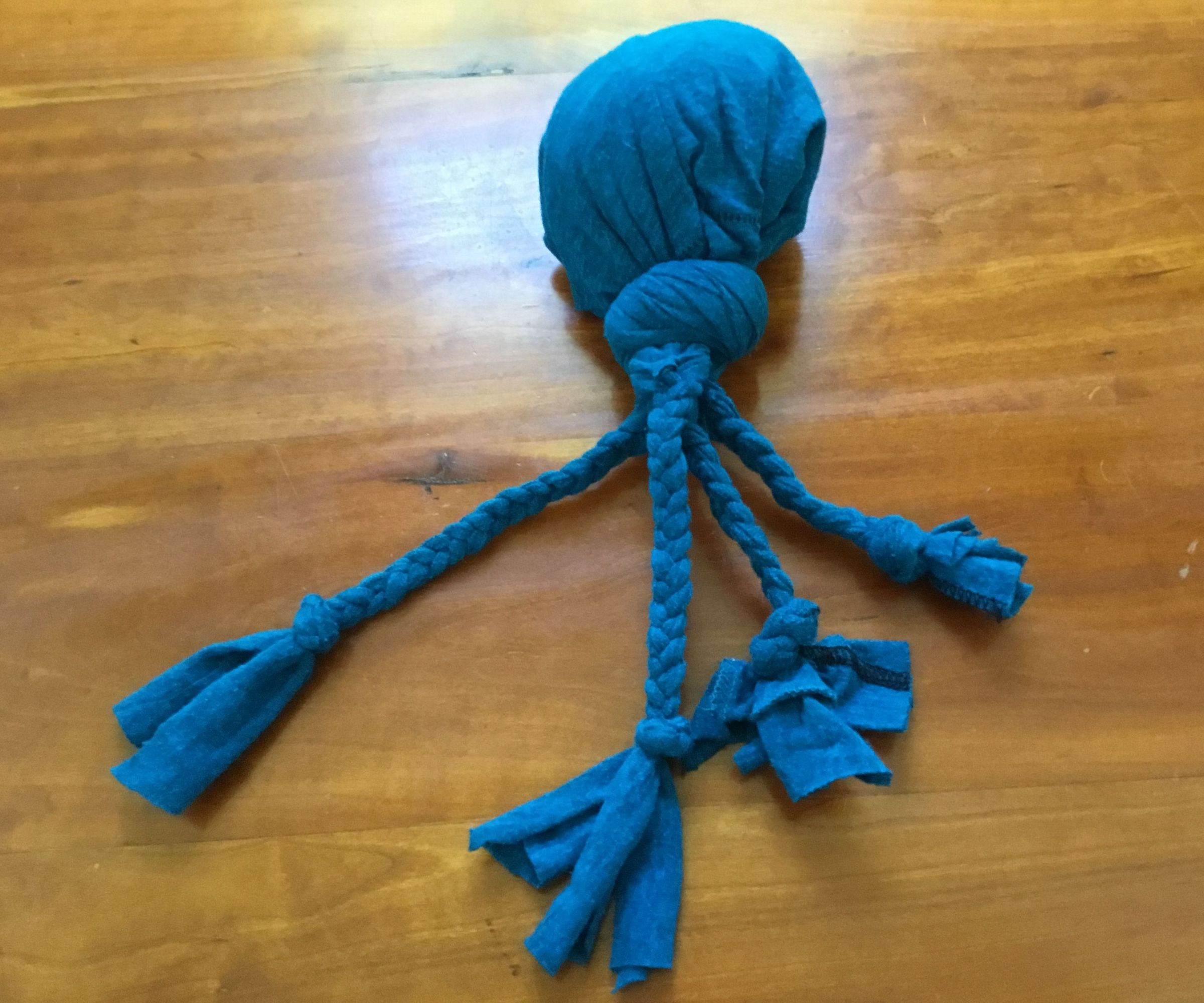 Dog Toy From Upcycled T-Shirt