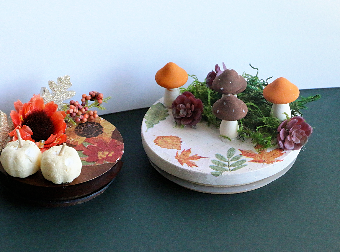 Upcycle Your Candle Lids: Easy Steps for Fall Shelf Decor