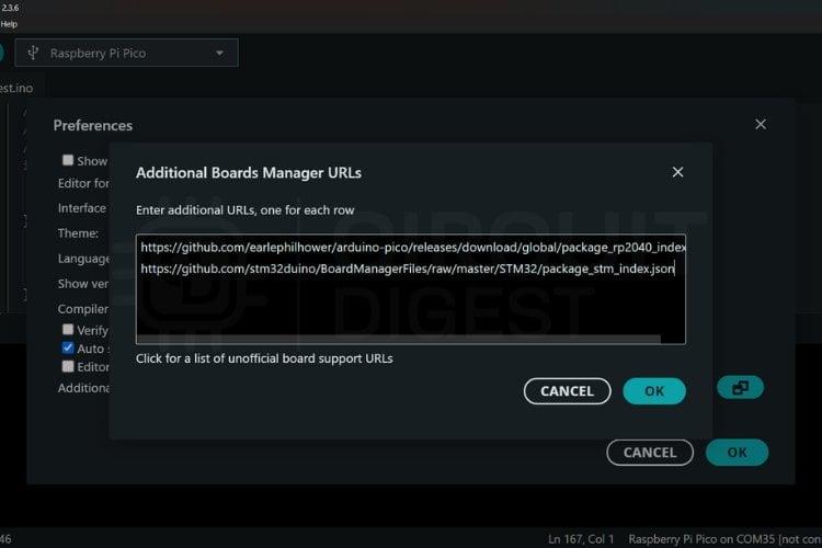 Arduino IDE Board Manager