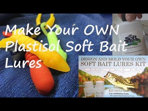 +make +your +own +soft +plastic +fishing +lures ComposiMold Make Your Own Soft Bait Fishing Lures KIT - 1 Piece Expert Tips for Making Your