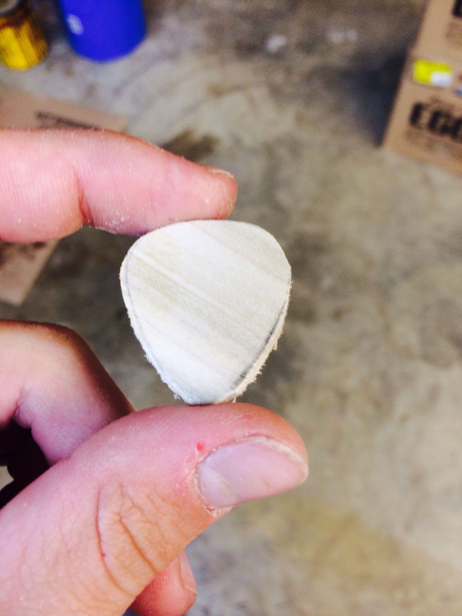 Wooden Guitar Pick 6 Steps Instructables