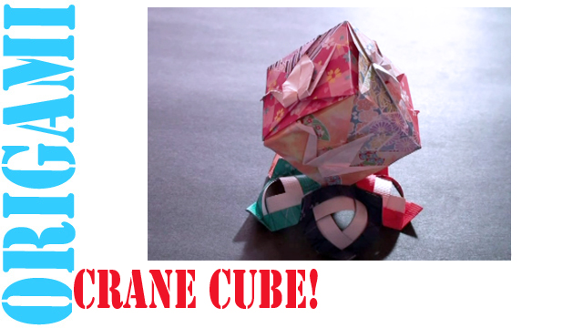 How to Make an Origami Peace Crane Cube!