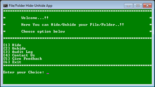 FFHide Batch Program