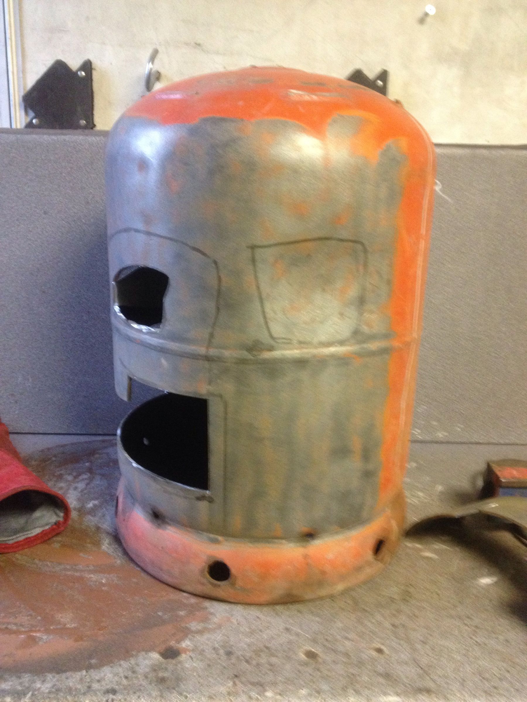 Terminator Gas Bottle Log Burner 11 Steps Instructables