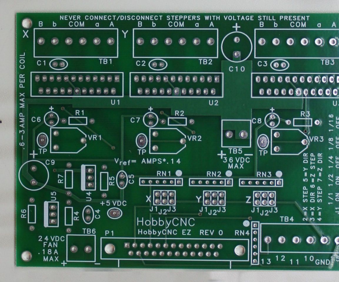 Assemble HobbyCNC EZ Stepper Controller Board Kit
