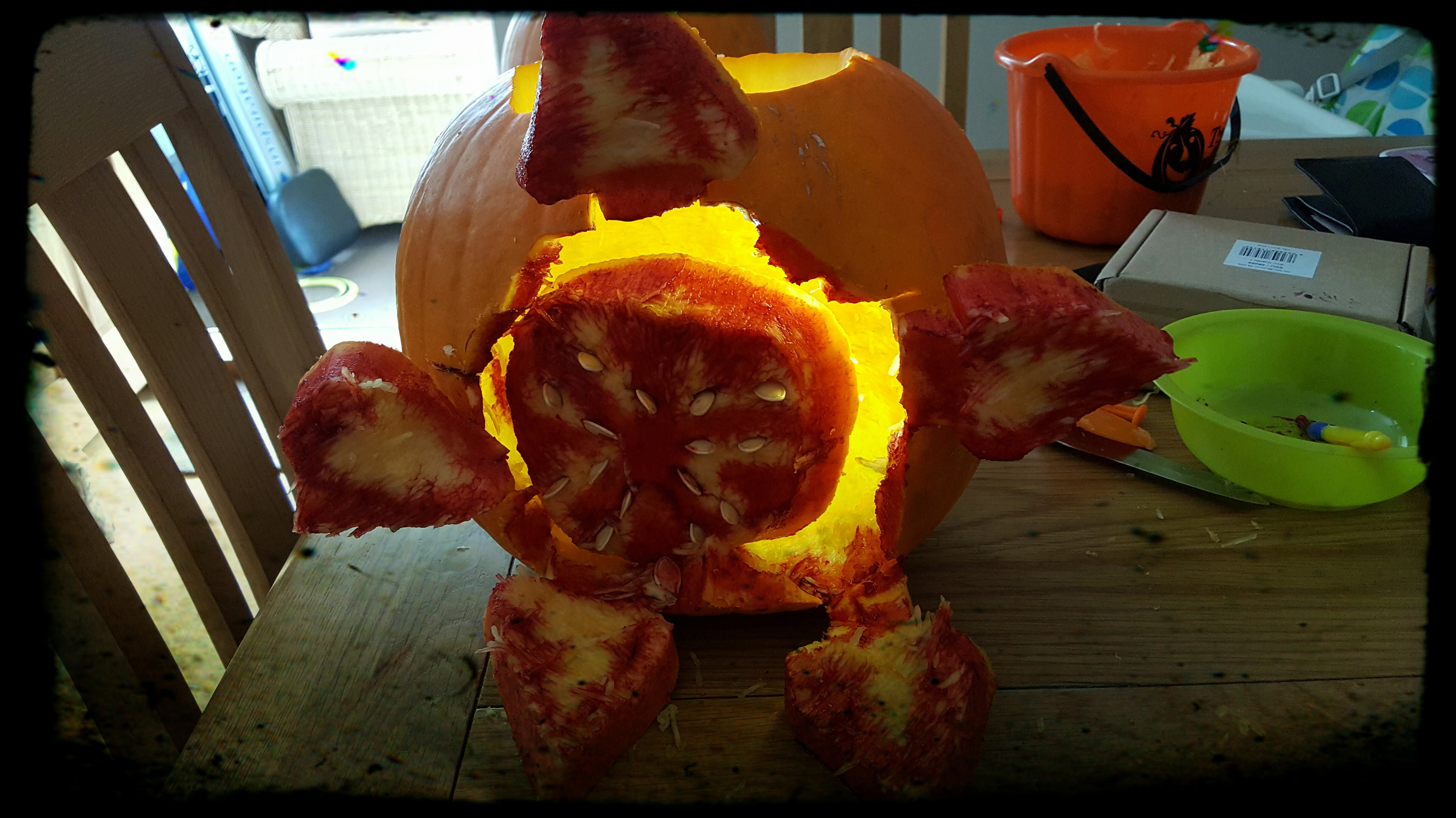 Stranger Pumpkthings - Demogorgon Inspired Pumpkin