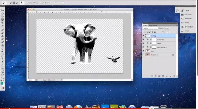 How to Cut an Object Out of Background and Put It in High Contrast for T-shirt Design