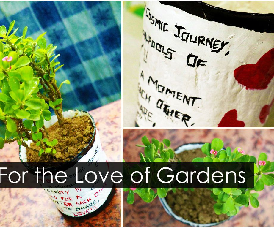 Personalized Theme Pot for the Love of Gardens