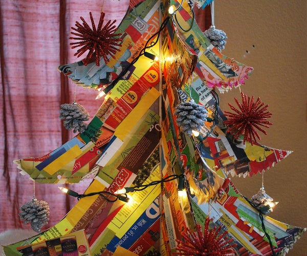Junk Mail Christmas Tree