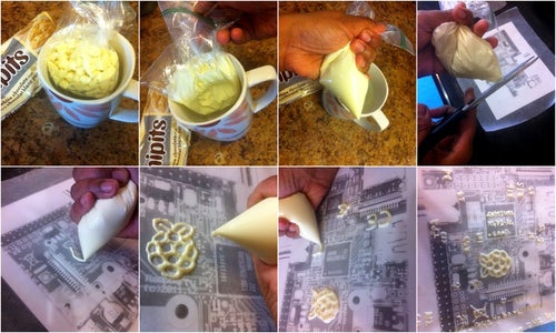 Make the Writings/drawings With Melted Chocolate