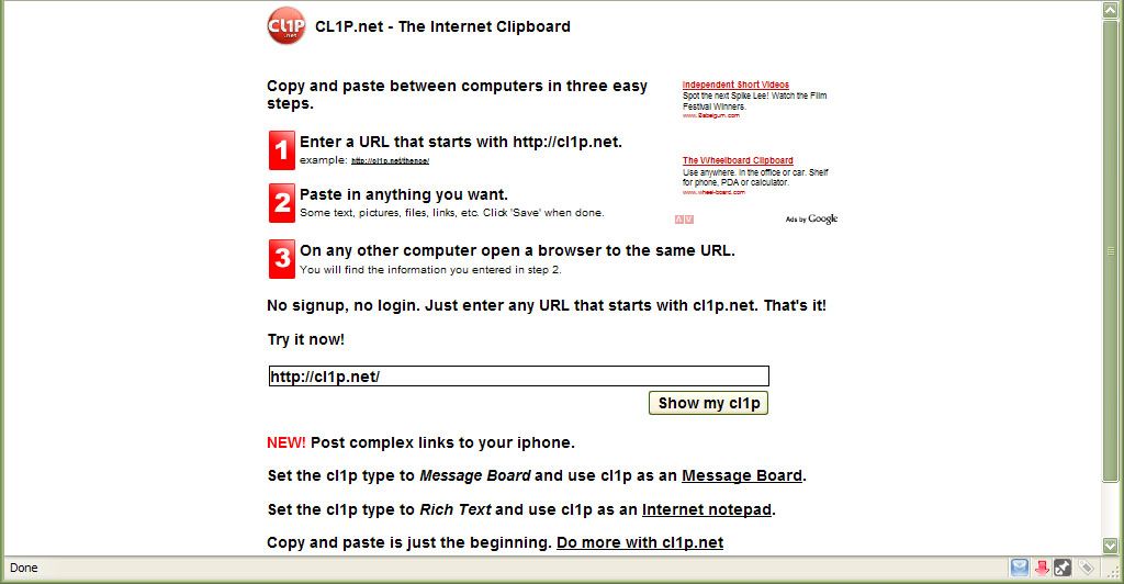 Copy and Paste and access files between multiple computers