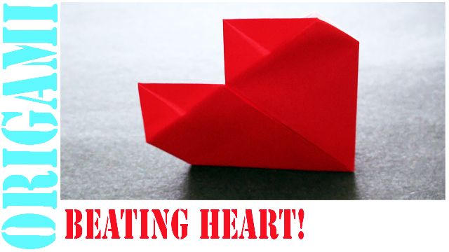 How to Make an Origami Valentines Day Beating Heart!