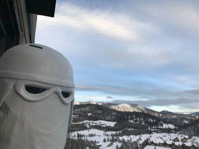 How to Make a Snowtrooper Skiing Helmet