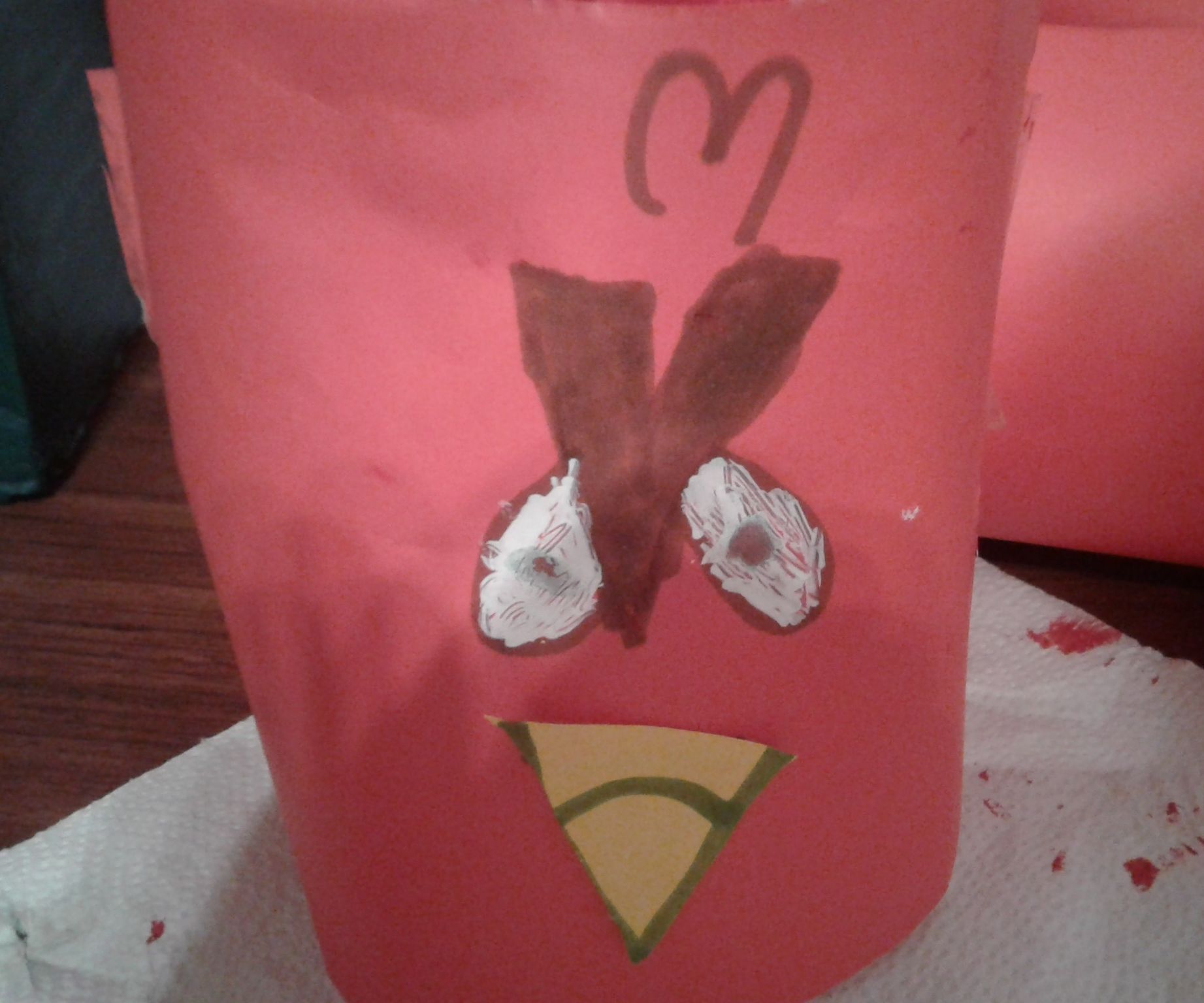 Angry Birds Red Bird Flower Pot