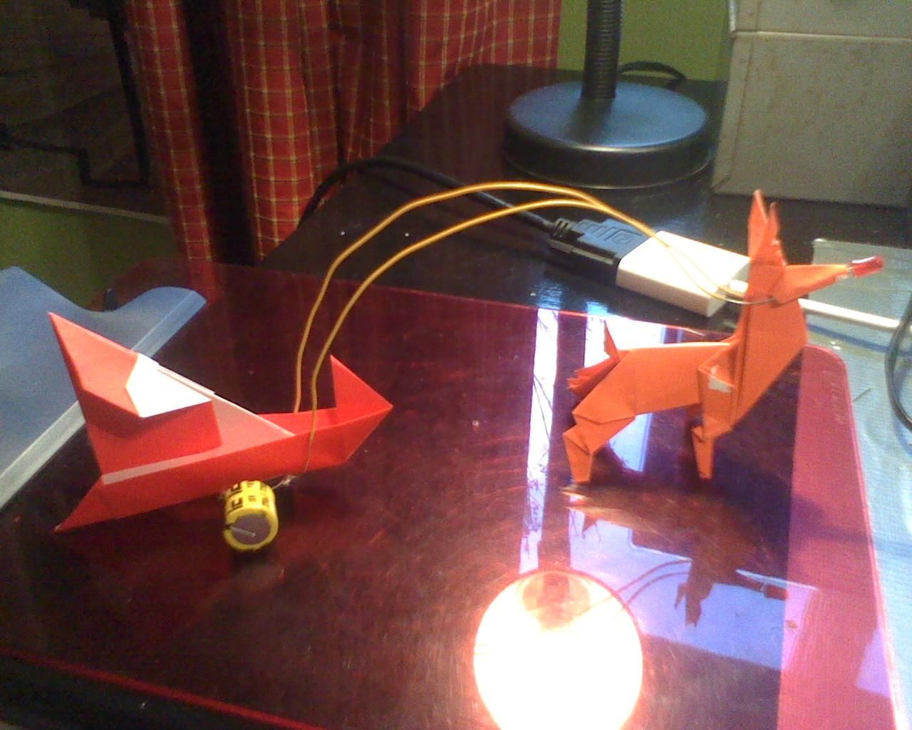 How to Make Santa and Rudolph, With an LED Lit Nose, Using a Solar Light