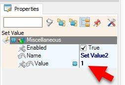 In Visuino Add & Set Components