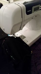 Sew the Flaps and Pocket Into Place