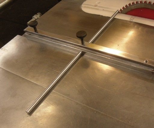 THREE FUNCTION GAUGE: L-square Edge Stop - Depth Gauge - Saw Set Up Gauge