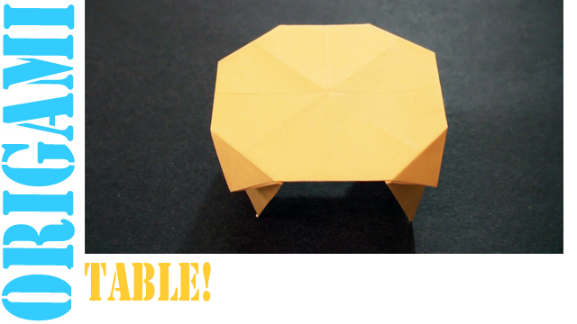 How to Make an Origami Table!