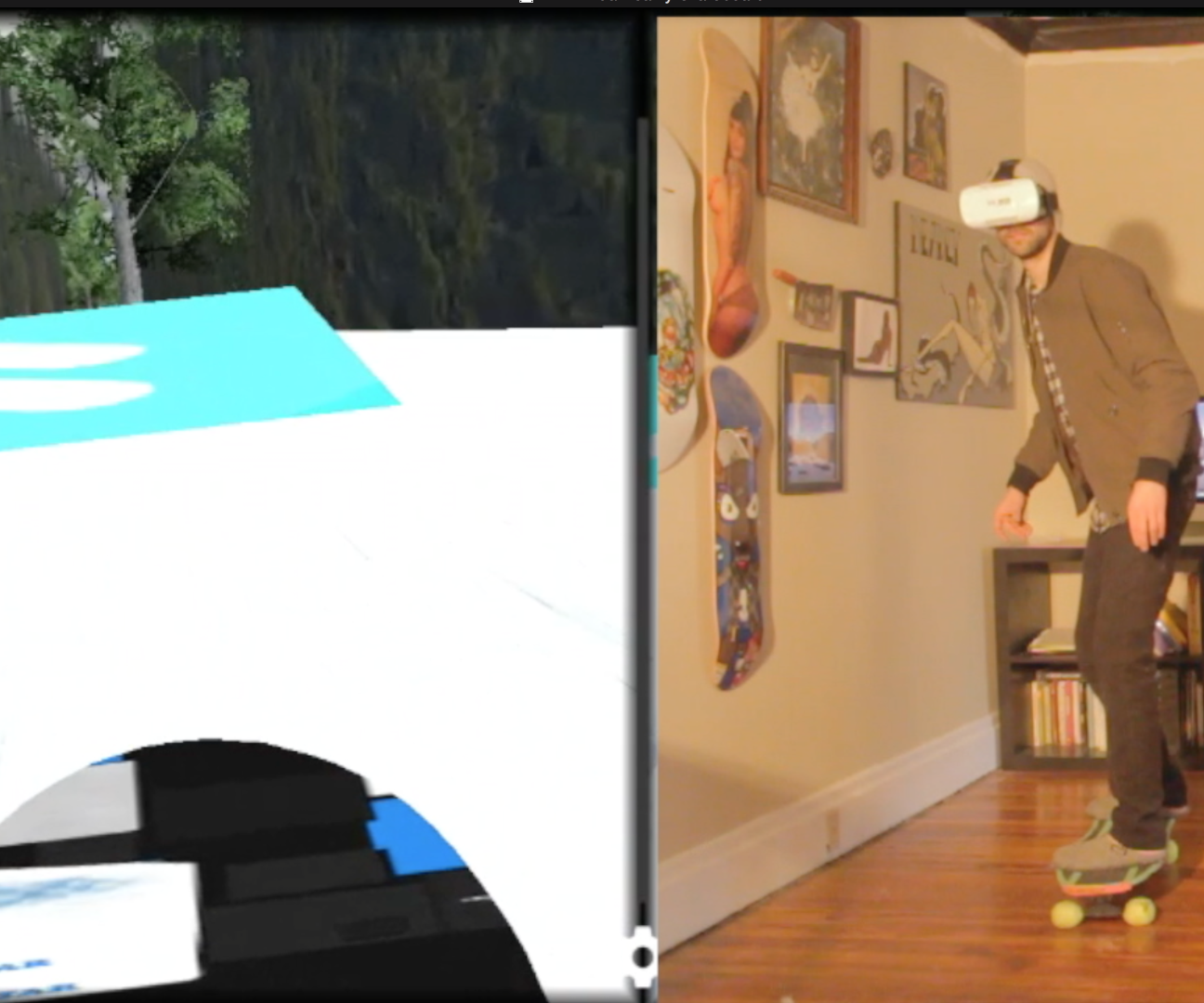 DIY Virtual Reality Skateboard Experience With Arduino and Google Cardboard