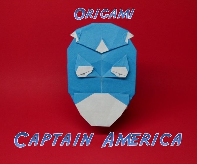ORIGAMI CAPTAIN AMERICA (with Video!)