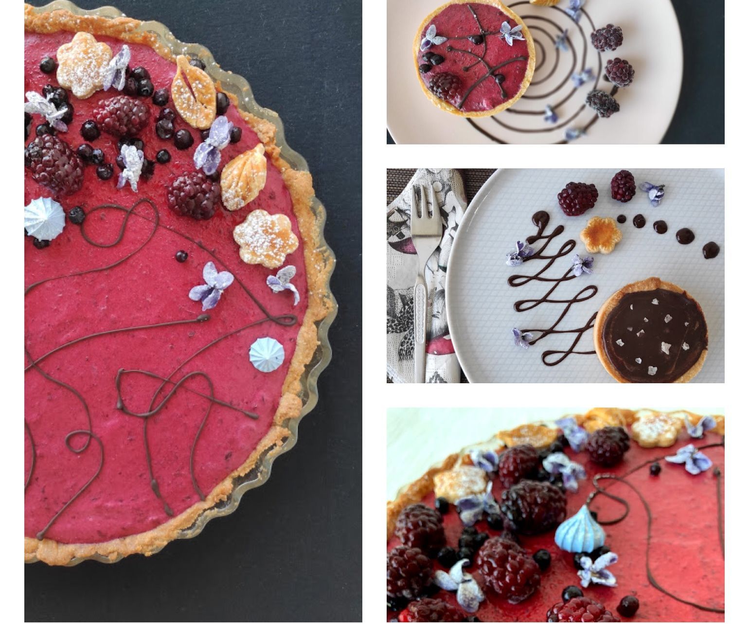 Luscious Blackberry - Chocolate Pie