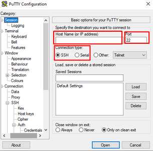 Connect With PuTTY