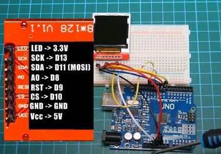 The 1.44" LCD Display