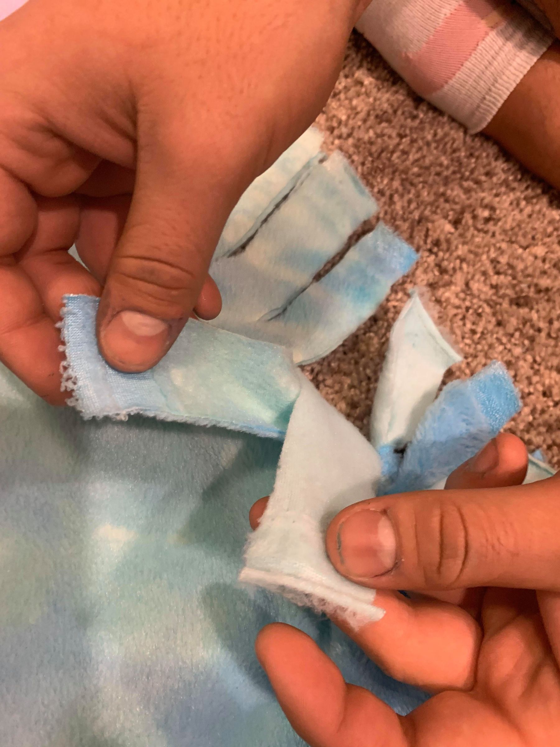TieDyed Tie Blanket 17 Steps Instructables