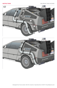DeLorean BTTF Inspired Papercraft
